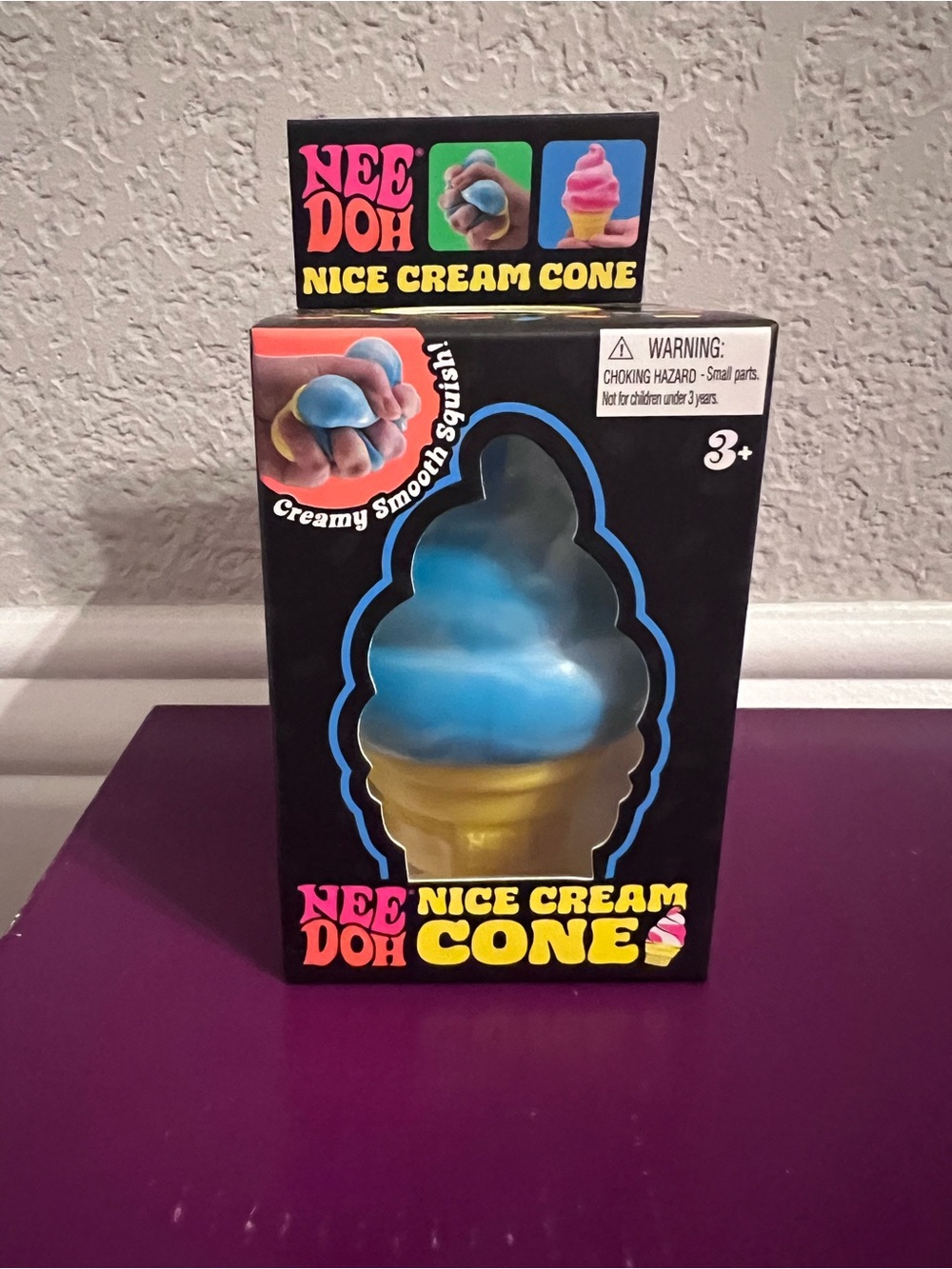 Authentic NeeDoh Nice Cream Cone - Blue 💙🍦💙